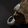 أقراط V.YA Real 925 Sterling Silver Hollow Clouds Ethnic Stud أقراط للنساء هدية عتيقة القمر الأنيقة شكل المجوهرات Brinc