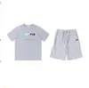 Herr t-shirts Trapstar Track Suits t shirt designer broderi bokstav lyx svart vit grå regnbåge färg sommar sport mode trapstarf hip hop mode th shirt