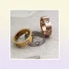 Love Screy Ring Pierścień męskie Pierścienie 2021 Projektant Luksusowa biżuteria Kobiety Tytanium Stal Stal Goldplated Gold Silver Rose Never F7408926