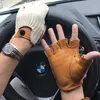 Men genuine leather gloves male sheepskin machinist gloves leather driving gloves men leather driver gloves 240111