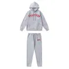 2024 NOWOŚĆ wielopiętrowego Trapstar Tracksuit Designerka z kapturem z kapturem i pant Street Fashion Trapstars London Tracksuits Hoodies Designer UE SIZE S-XL