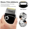 احترافية تنظيف الشعر المحترف حلاقة Shave Foil Machine Machine Rotary Razor Razor for Men 240110