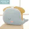 Kawaii Whale Goose Crab Lion Plush Toys Stuffed Animals Doll Soft Sofa Pillow Cushion Baby Kids Children Girls Birthday Gifts 240111