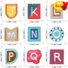 26/teile/los Buchstaben Patches Streifen Stoffe Applikation für Kleidung Parche Ropa Kinder Stickerei Nähen Eisen auf Alphabet Kleine groß Nette
