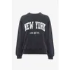 24SS Women's Hoodies Nieuwe Franse minderheid AB Sweatshirts Letter New York Printing Wash Water Fried Annie Snowflake Black Gray Women's Sweater