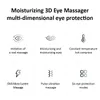 Inteligente visível olho massageador ems pulso vibração olhos máscara seca círculos escuros alívio vapor compressa instrumento de cuidados 240110