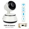 IP Kameralar WiFi Kamera Gözetim 720p HD Gece Görüşü İki Yol O Kablosuz Video CCTV Bebek Monitörü Ev Güvenlik Sistemi Damla Dhnxz