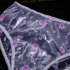 Transparent PVC Underpants Lace Adult Baby Sexy Panties Incontinence Panties Plastic Pants Clear Nappies Unisex 240110