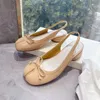 2024 Ny Tabi Sandal Dress Shoes Summer Ballet Flat Shoe Dance Shoe Fashion Maison MM6 Luxury Designer Women Sexig Lady Margiela Leather Loafer Slipper Casual Shoe Box