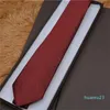 Cravatte da uomo di design alla moda, cravatte con lettere stampate, designer di lusso, cravatte da lavoro