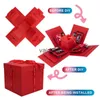 Geschenkpapier, Schmetterlings-Explosionsbox, Geschenk, DIY, Snacks, Geschenkbox, Überraschungs-Explosionsbox, Valentinstagsgeschenk, Fotoalbum-Box für Geburtstag