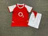 Kids Kit 2005 2006 Henry Bergkamp 레트로 쁘띠 축구 저지 V. Persie Vieira Merson Boy Home Away 02 03 04 05 06 어린이 축구 셔츠 짧은