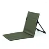 Camp Furniture Outdoor Picnic Foldable Backrest Chair Camping Park Stadium Indoor and Portable Concert 2024