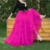 Jupes Femmes Tulle Jupe À Volants Multicouche Maille Une Ligne Tier Tutu Bal De Mariage Longue Femmes Midi Ballet Preppy