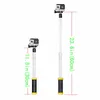 Monopods Hollow Float Selfie Stick Yüzdürme GoPro Kahraman için Uzatılabilir Monopod 9 8 7 6 5 4 Xiaoyi Eken Sjcam Aksiyon Kamera Aksesuarı F3515