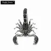 Rings Black Scorpion Pendant Fit Necklace Europe Style Rebel Fashion Good Jewerly for Men & Women Bijoux Gift in Sterling Sier