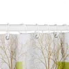 Shower Curtains 3d Waterproof Waterfall Forest Scenery Bathroom Polyester Fabric Washable Decor Bath