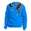 Sweats à capuche pour hommes 2024 Animal Scorpion 3D Pull imprimé Mode manches courtes Hip-Hop Streetwear Cool