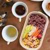 Konteyner Kutuları Çıkarın Kamu Kağıt Öğle Yemeği Konteyneri Salatası Paketleme Okulu Tepsileri Paketleme Kapakları Plaka Plastik