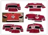 Personnalisé Indiana Hoosiers College Jerseys Homme N'importe Quel Nom N'importe Quel Numéro Bonne Qualité Hockey Sur Glace Vintage Jersey Rouge Noir Alternatif S-4XL8152348