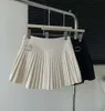 Yaz Yüksek Bel Etekleri Kadın Seksi Mini Etekler Vintage Pileli Etek Kore Tenis Etekler Kısa Beyaz Siyah S436545