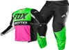 DELICATE FOX New Racing 180 Fyce MX Offroad Dirt Bike ATV Jersey Pant Combo MultiPinkGreen3719846