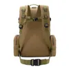 50L Tactical Ryggsäck Men Waterproof 4 In1 Molle Sport Bag Outdoor Vandring Climbing Army Fishing Travel Laptop Ryggsäckar 240110