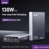 Банки питания для сотовых телефонов Zime 130 Вт Power Bank 20000 мАч USB Type C PD Powerbank с быстрой зарядкой Портативное зарядное устройство Внешняя батарея для ноутбука Macbook iPhone 15L240111