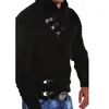 Europa en de Verenigde Staten Herentrui Lange mouwen Leren gesp Gebreide trui Top Pullover Sweater Herenkleding 240110