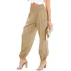 Women's Pants Womens Summer Boho Maternity Yoga Over The Belly Tall Scrub Waist Men Short