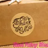 Всего 1200 шт. в партии, новый дизайн «Спасибо», крафт-наклейка с печатью, наклейка с подарочной печатью, наклейка для вечеринки, подарочная сумка, коробка для конфет Decor330L