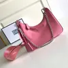 10A Redycja Hobo Luksusowa torebka torebka Wysokiej jakości portfel Crossbody Nylon torebki projektanta Women Torby na ramię Kobieta 3 sztuki 2005 2000 torby Prahandbag