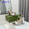 Fashion luxury designer women shoes sandals Genuine Leather High heeled Dress Show Shoes Lady Wedding Party Club Metal 8.5CM Sexy High Heels big size