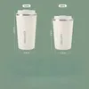 350ml/500ml Stainless Steel Coffee Cup Travel Thermal Mug Leak-Proof Thermos Coffee Mug Vacuum Flask Insulated Cups 240110