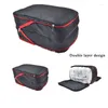 Bolsas de armazenamento Travel Packing Cubes Compression Poup Bound Luggage Organizer Dupla Camada Grande Capacidade/Água à prova de água com zíper resistente