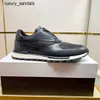 Berluti Mens Leather Sneakers Top Berluti ny snabbspår färgade låga sportskor med liten kohud nylon skarvad casual rj