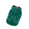 Hondenkleding Winterjas voor huisdieren Fleece en groot zakontwerp Kat Puppy Warme kleding 2 kleuren 5 matenvaiduryd