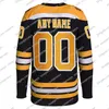 Bruins personnalisés 100E Brad Marchand David Pastrnak Patrice Bergeron Jake Debrusk Morgan Geekie James Van Riemsdyk Kevin Shattenkirk Maillots de hockey