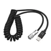 Studio Andoer USBC Power Câble Remplacement de la caméra de cinéma de poche Blackmagic BMPCC 4K / 6K à USB Typec Spring Cable