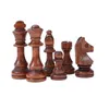 32 pièces d'échecs en bois roi hauteur 110mm ensemble de jeu d'échecs en cuir jeu de compétitions enfant adulte cadeau d'échecs 240111