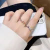 High Quality Luxury Jewelry 925 Sterling Silver Knot Ring for Women's Exquisite Temperament Fashion Brand Party Gift