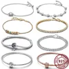 Bracelets Nouveau 925 Sterling Argent Sparkling Ruby Agrafé Balle De Tennis Femmes Original Lune Bracelet Pour DIY Mode Charme Bijoux Cadeau