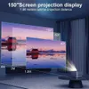 Projektörler 580Ansi Projektör 4K Video Gerçek Tam HD 1920*1080P Akıllı Taşınabilir Android 11 5G WiFi Elektronik Foc