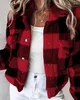 Women's Jackets 2024 Selling Casual Fashion Color Matching Fleece Long Sleeved In Stock