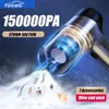 150000PA Mini aspirateur de voiture Portable sans fil nettoyeur à main pour appareil ménager Machine de nettoyage puissante nettoyeur de voiture 240110