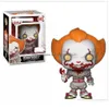 Action Toy Figures Funko Pop Clown tillbaka till So Hand Office Model It Decoration Pennywise Master Version 5433472 Drop Delivery T DHFI5