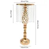 10 st Crystal Flower Vase Stand Wedding Centerpieces For Table Gold 240110