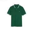 Polo de créateur pour hommes, couleur unie, blé décontracté, T-shirt minimaliste d'été à manches courtes, polo d'affaires brodé, haut de haute qualité