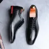 Sapatos de negócios clássicos masculinos microfibra couro dedo do pé quadrado rendas vestido masculino escritório apartamentos moda festa de casamento oxfords 240110