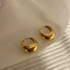 Hoop Earrings Fashion Silver Plated Water Drop For Women Girls Elegant Party Buckle Jewelry Gift E1305